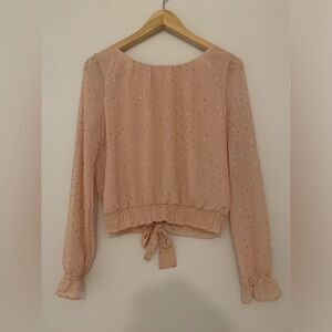 Girls H&M tie back top Size 14